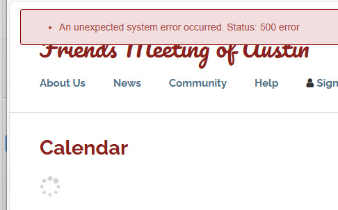 Error Message