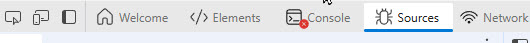 Sources tab